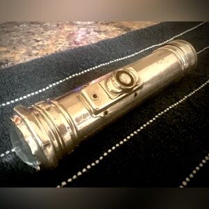 1920’s-30’s Eveready Working Flashlight 2630 w/ Fisheye Lens, Morse Code Button